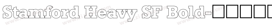 Stamford Heavy SF Bold字体转换